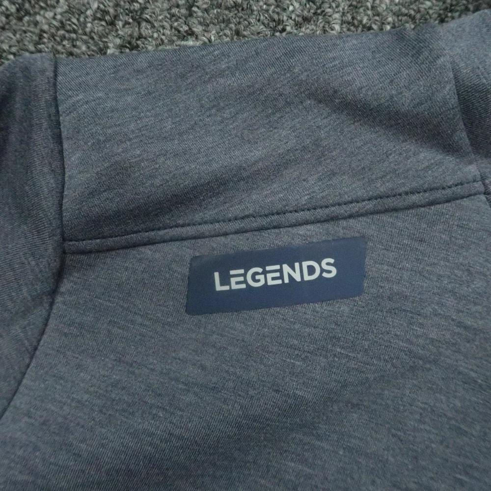Dallas Mavericks Hoodie Mens Large Blue Legends Hawthorne‎ Tech Pullover 1/4 Zip - Picture 4 of 10